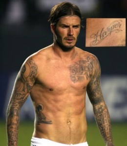 David Beckham Tattoos