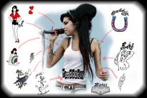 Amy Winehouse tattoo