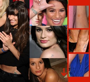 Lea Michelle Tattoos