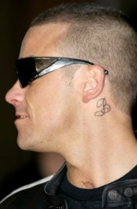 Robbie Williams tattoos