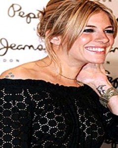 Sienna Miller Tattoos