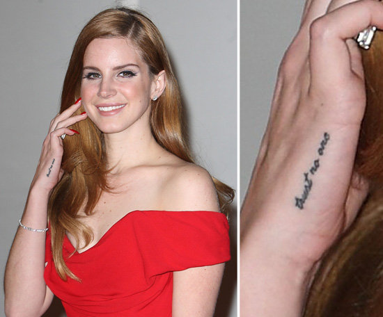 Lana Del Rey Tattoos – Celebrities Tattooed