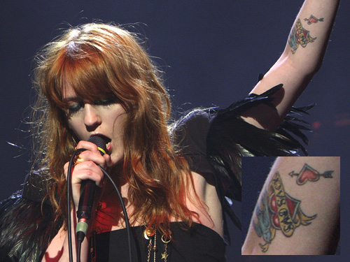 Florence Welch Tattoos Celebrities Tattooed