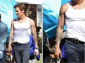 Matthew McConaughey forearm tattoo close-up