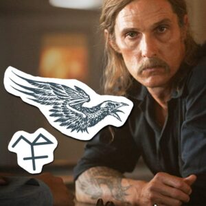 True Detective on-set tattoo design